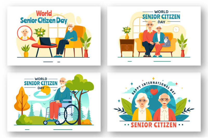 10-world-senior-citizen-day-illustration