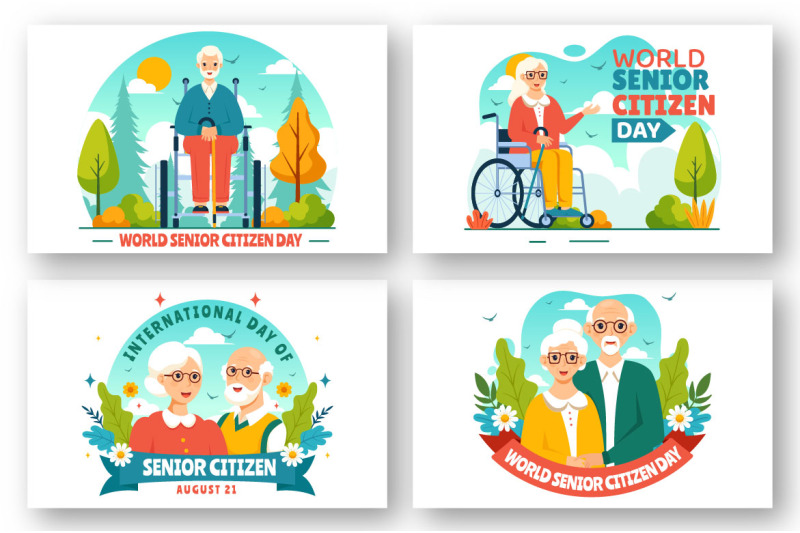 10-world-senior-citizen-day-illustration