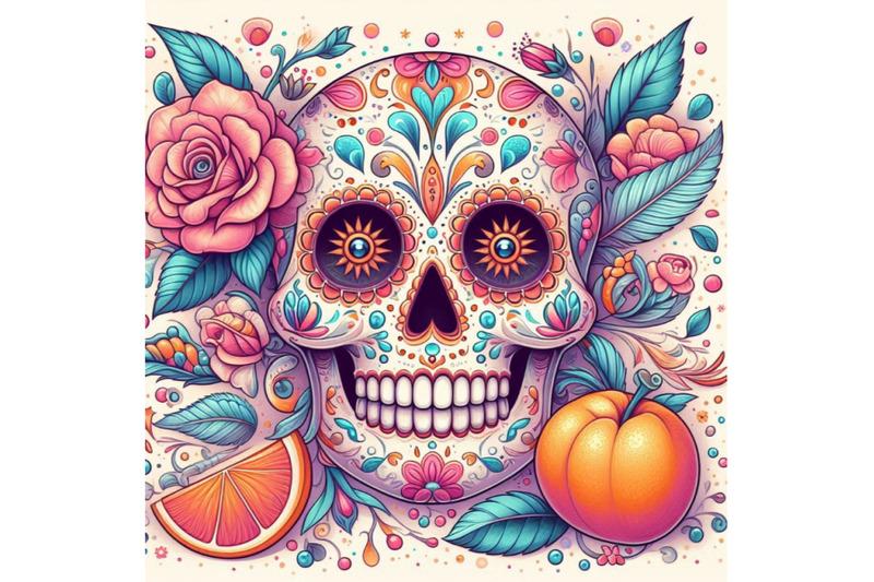 sugar-skull-painting