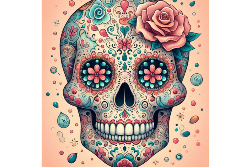 sugar-skull-painting