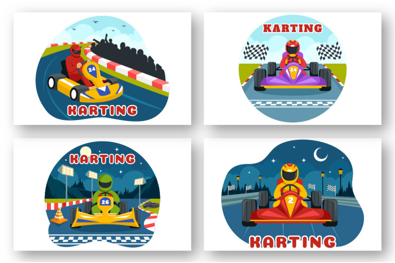 9-karting-sport-illustration