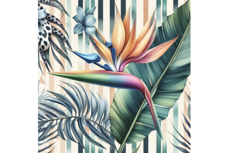 tropical-watercolor-bird-of-paradise-flower-and-tropical-l