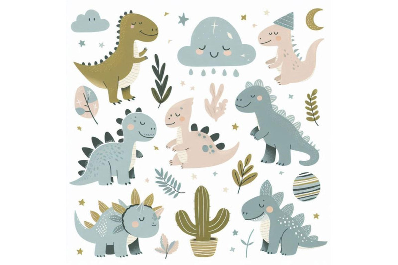 cute-cartoon-dinosaurs-poster-in-scan