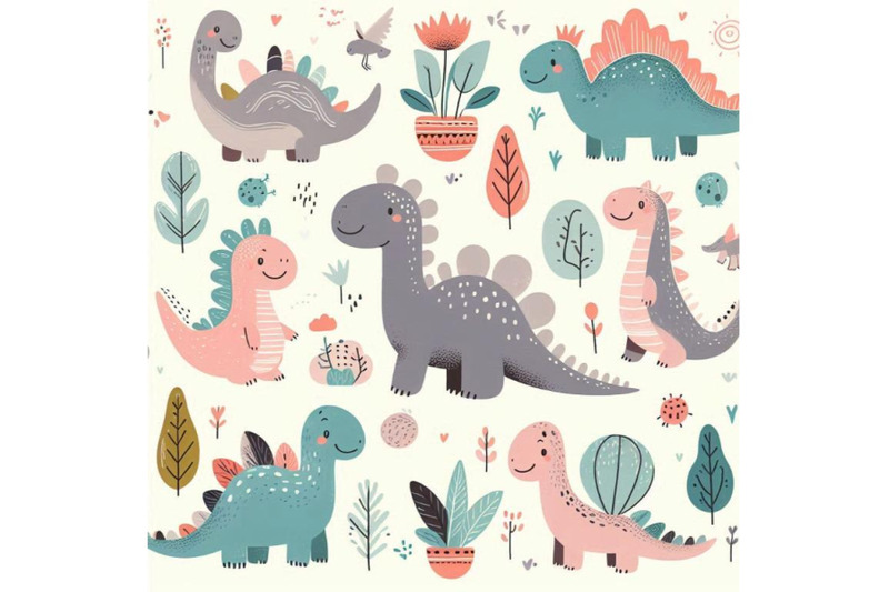 cute-cartoon-dinosaurs-poster-in-scan