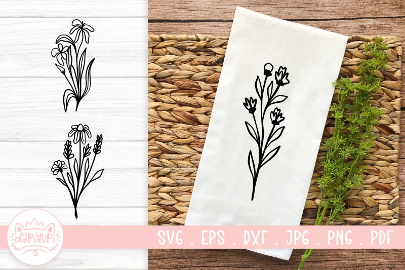 wildflowers-svg-cut-file