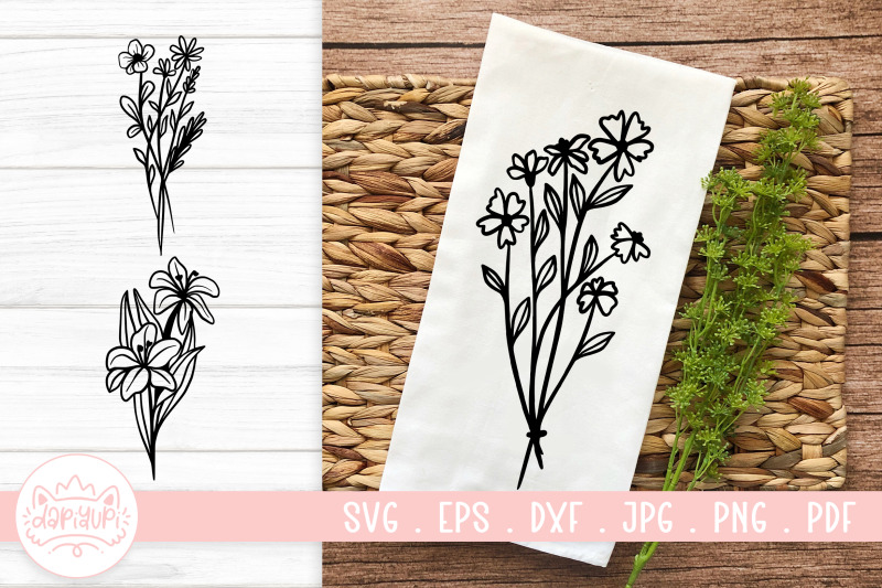 wildflowers-svg-cut-file