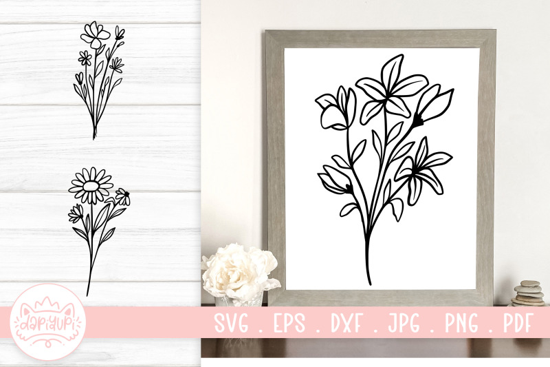 wildflowers-svg-cut-file