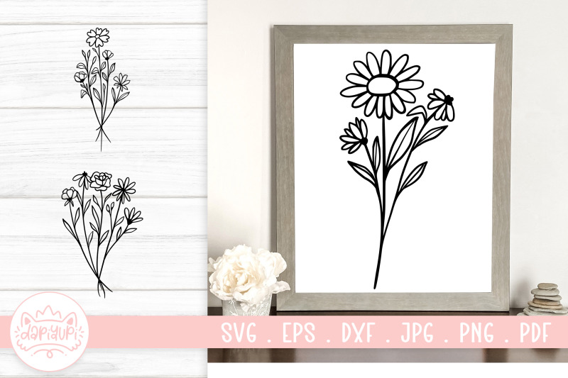 wildflowers-svg-cut-file