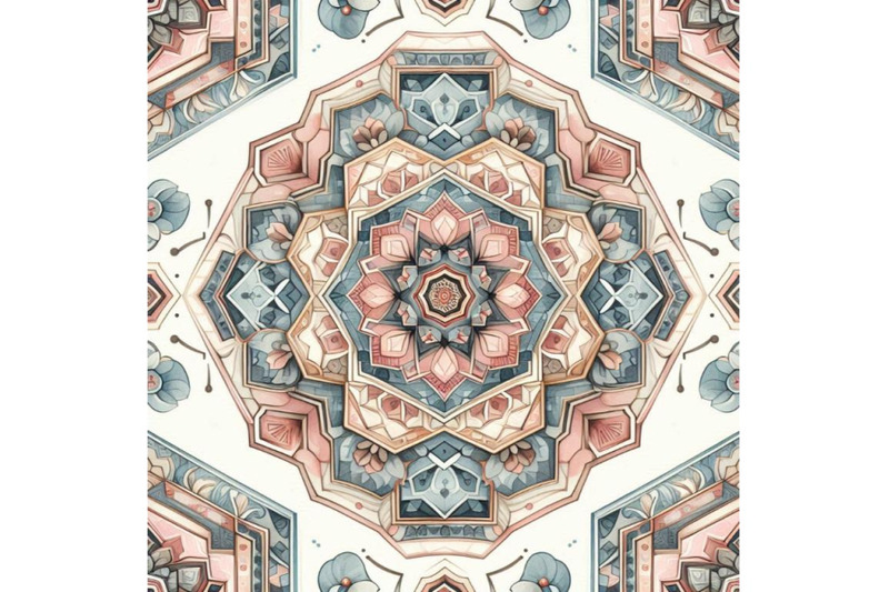 watercolor-hexagon-seamless-pattern