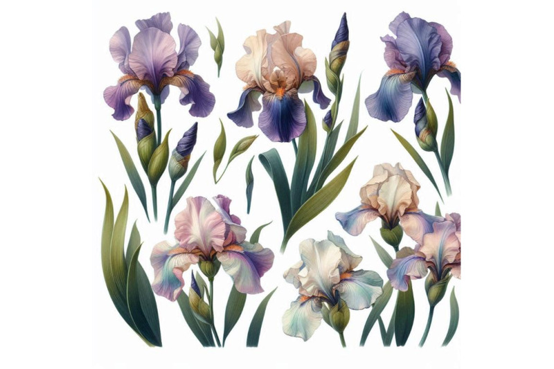 flowers-set-of-hand-drawn-watercolor