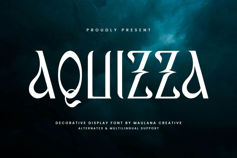 aquizza-decorative-display-font