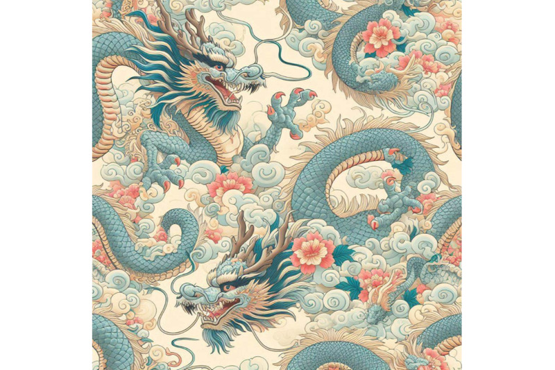 chinese-dragon-seamless-pattern-asian-dragon-illustrati