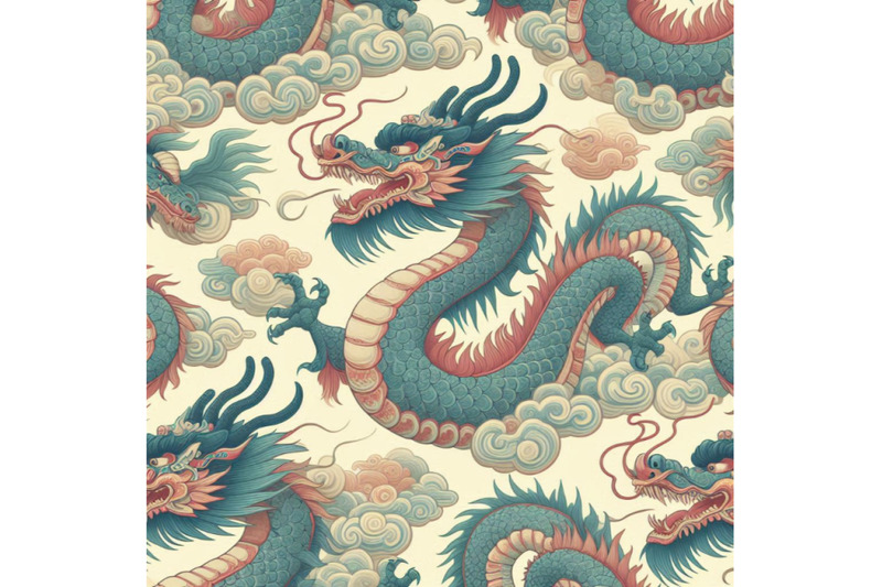 chinese-dragon-seamless-pattern-asian-dragon-illustrati