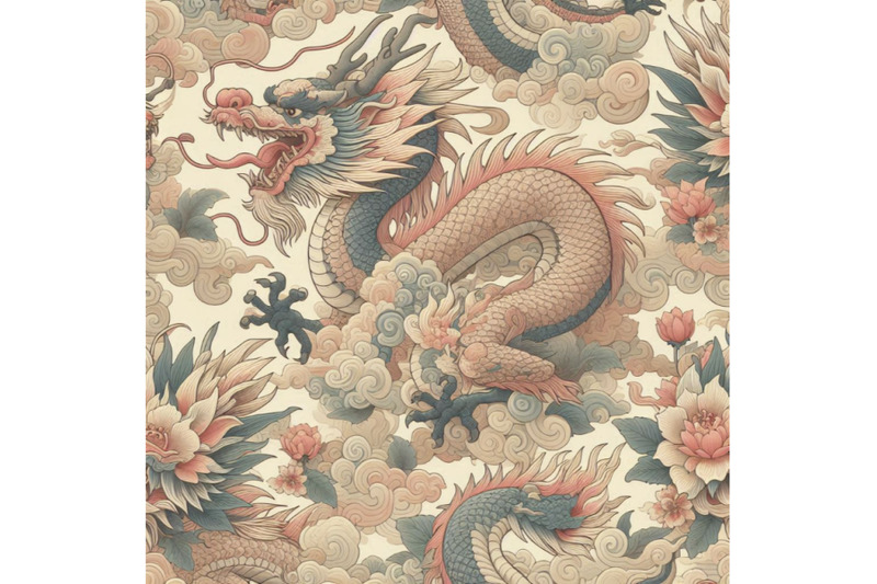 chinese-dragon-seamless-pattern-asian-dragon-illustrati