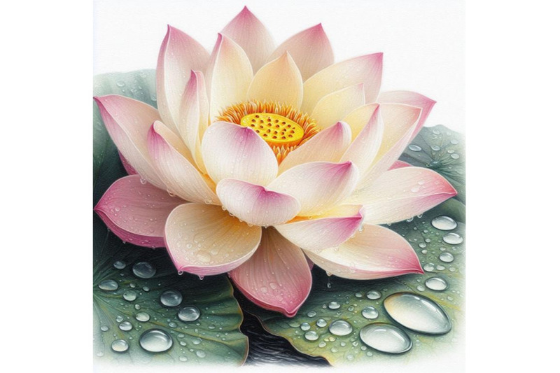 a-beautiful-lotus-flower-with-waterdrop