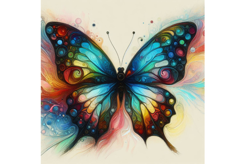 02-a-butterfly-line-art-and-pastel