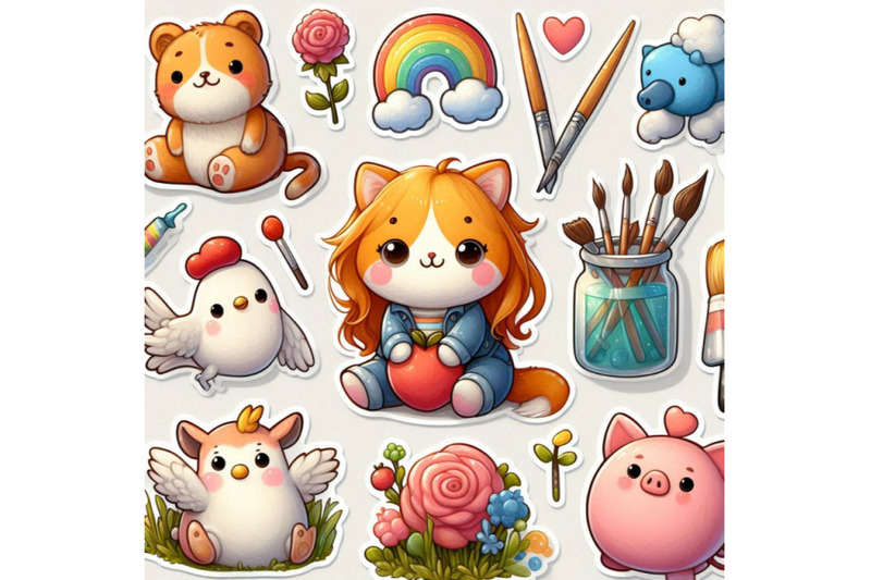 02-cute-animal-stickers