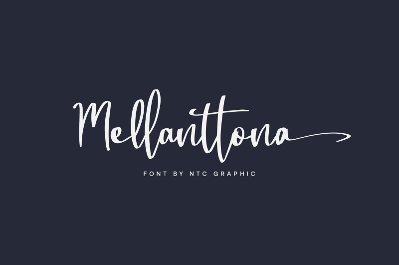 mellanttona-calligraphy-script-font