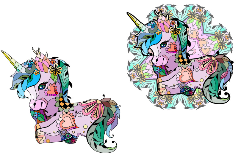 unicorns-for-coloring