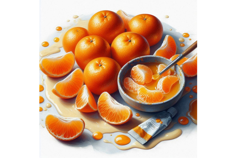 02-mandarin-orange-on-white-ground