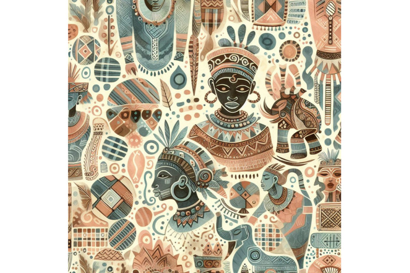 african-ethnic-seamless-watercolor-pattern