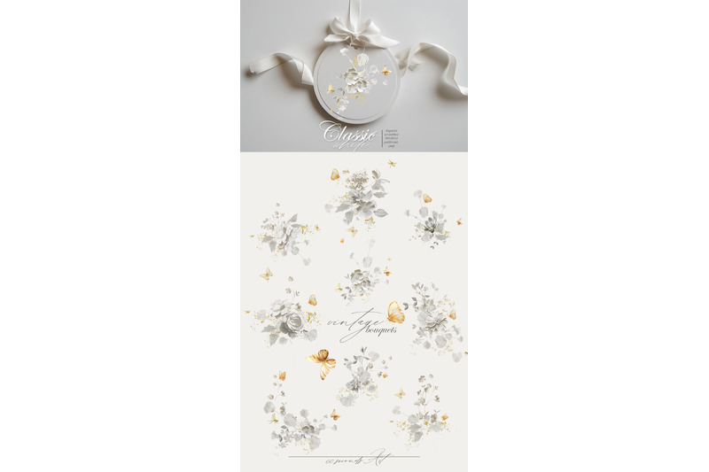 classic-white-floral-collection-vintage-bird