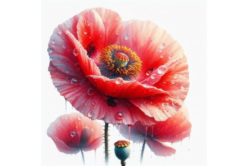 04-a-beautiful-poppy-flower-with-waterdrops