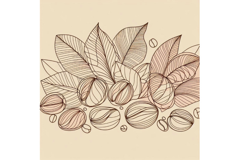 abstract-coffee-bean-drawing-coffee-beans-set-c