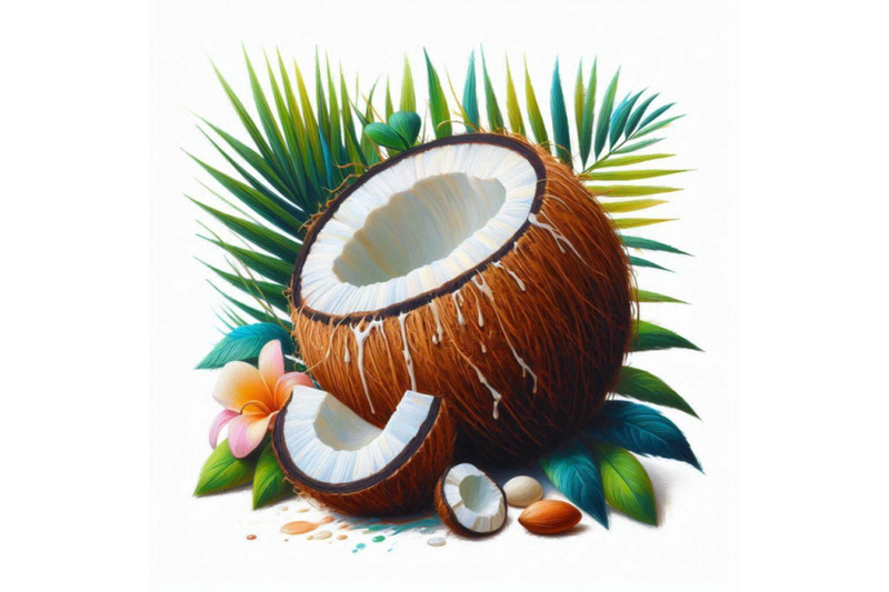 04-coconut-on-a-white-background