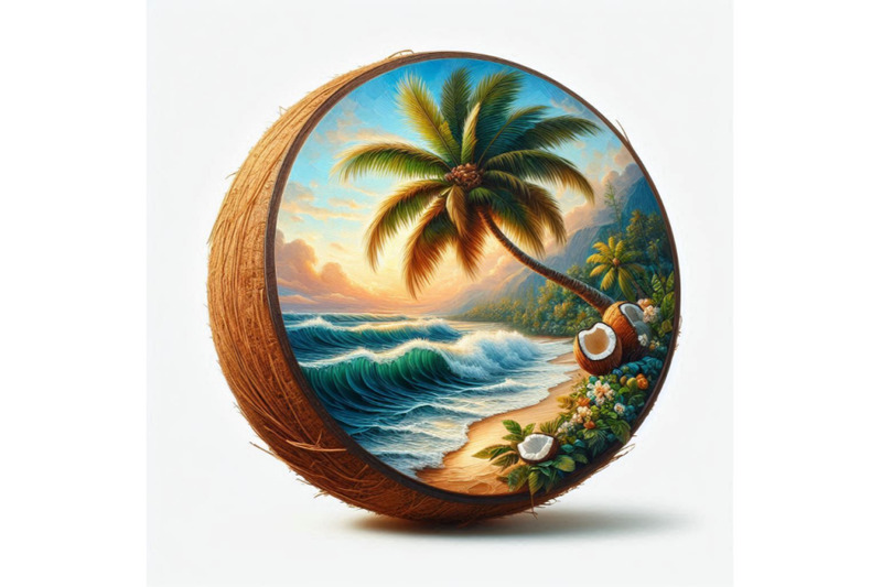 04-coconut-on-a-white-background