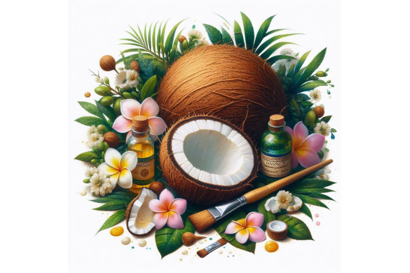 04-coconut-on-a-white-background