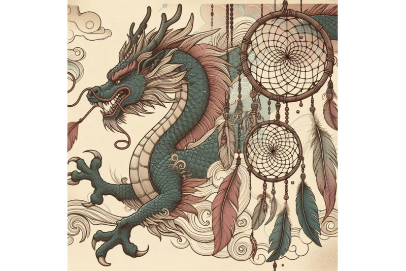 chinese-dragon-and-dreamcatcher-card