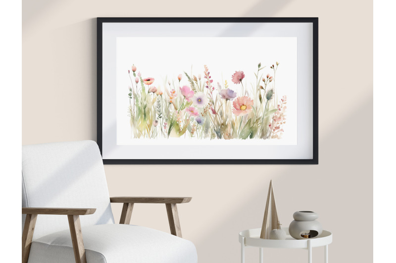 watercolor-wildflower-borders-meadow-flowers-png