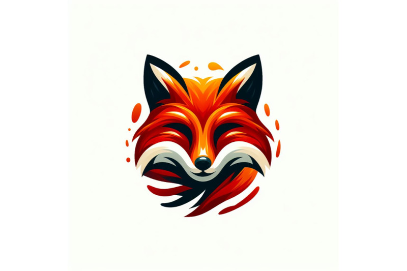 05-fox-head-logo-minimal-modern-icon-fla