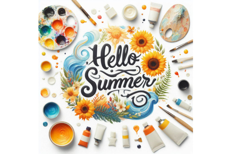 05-hello-summer-lettering-vector