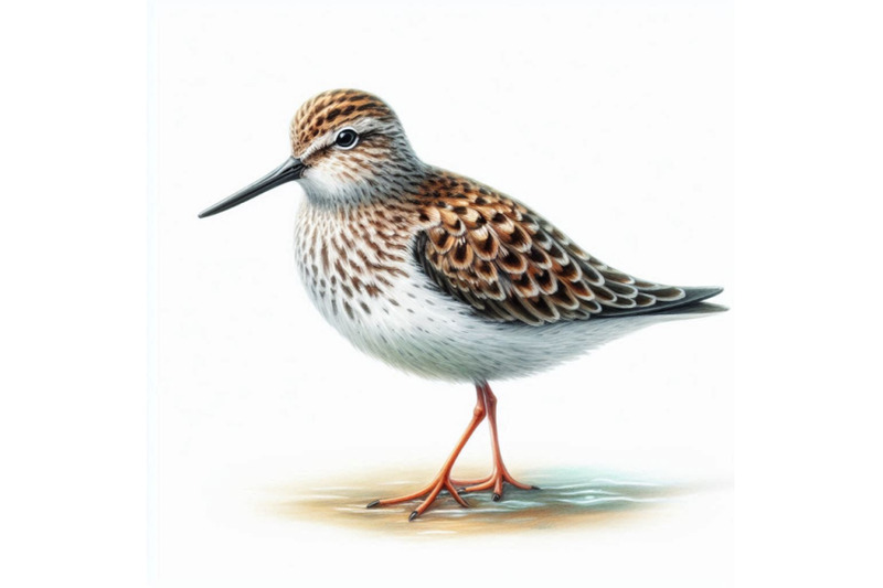 sandpiper-water-bird-watercolor-isolate-on-white-background