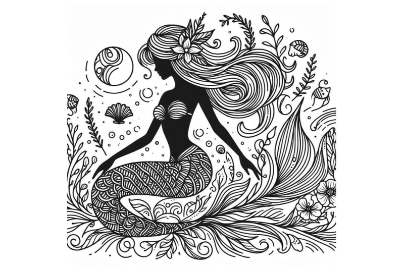 beautiful-mermaid-silhouette-boho-style