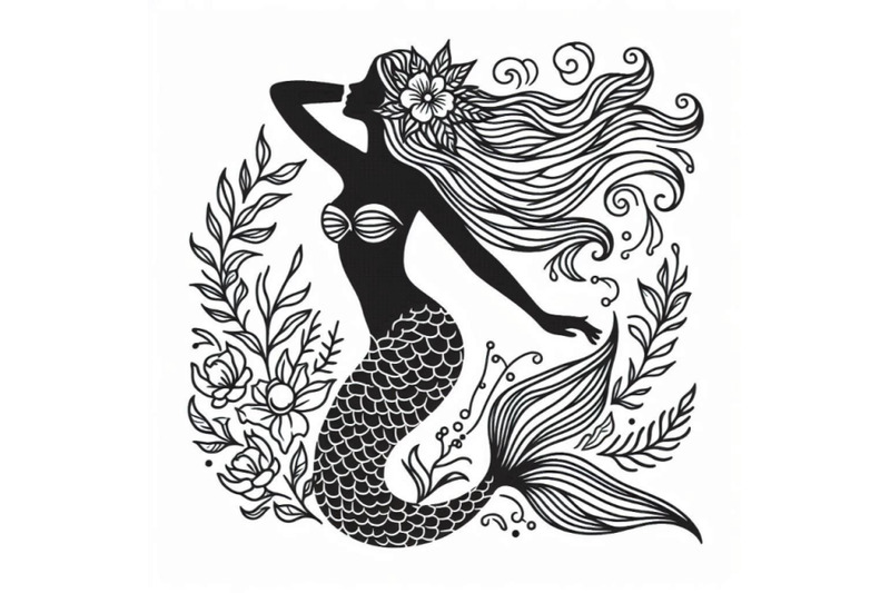 beautiful-mermaid-silhouette-boho-style