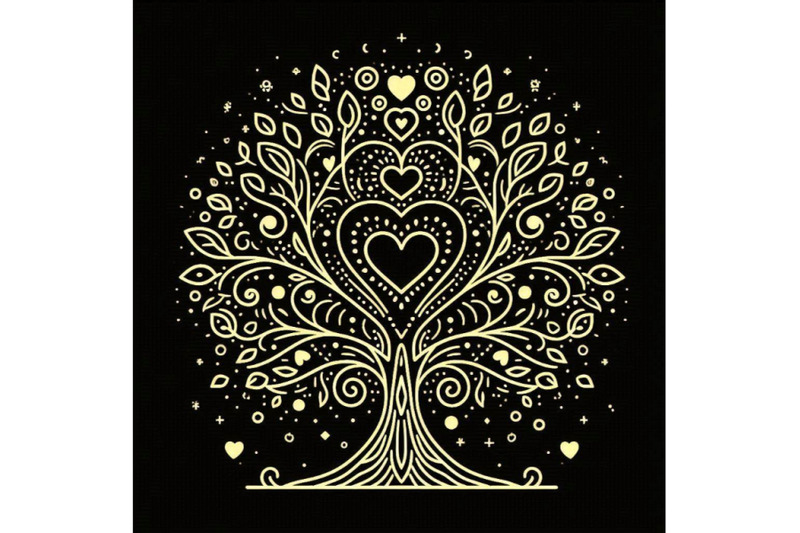 love-tree-with-hearts-for-your-design