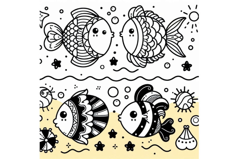 cute-cartoon-fish-on-white-background