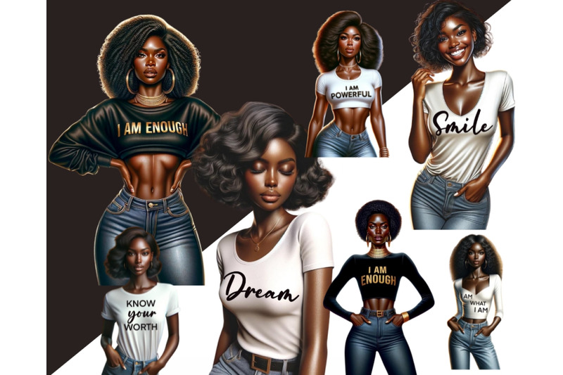 motivational-black-girl-boss-clipart-for-planner