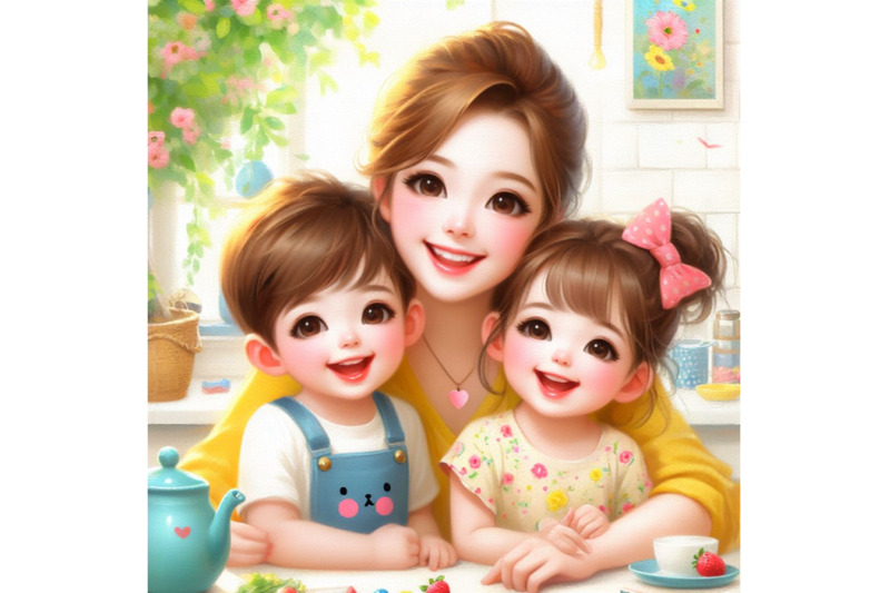 06-happy-cute-kids-and-mom