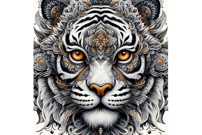 09-animal-tribal-face-tiger