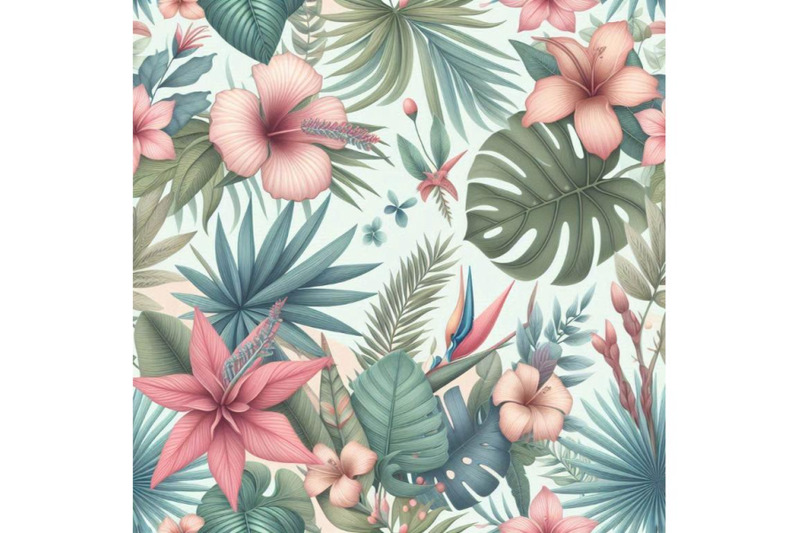 tropical-seamless-pattern