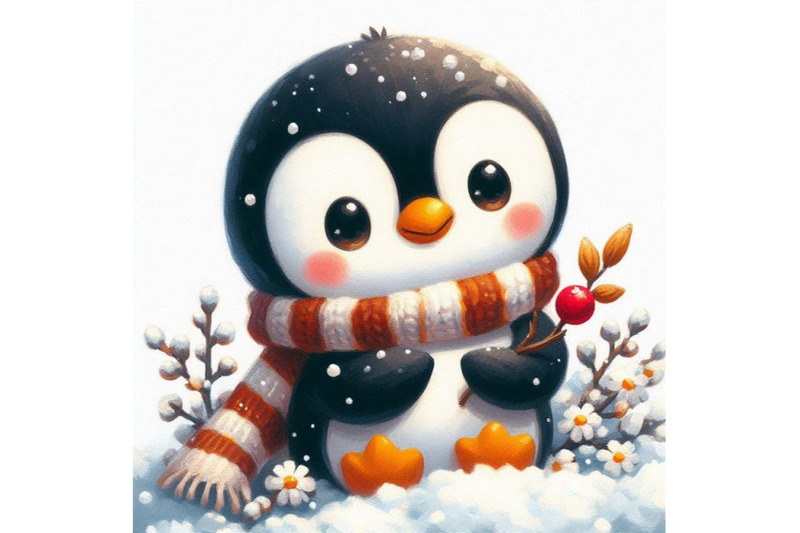 a-cute-cartoon-penguin