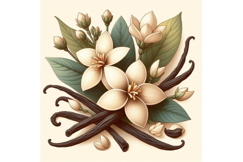 vanilla-flowers-and-pods