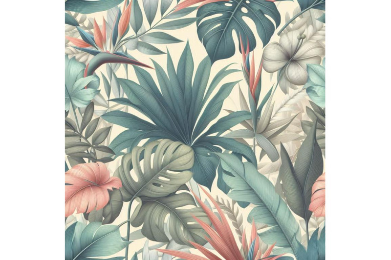 tropical-leaves-seamless-pattern-floral-design-backgro