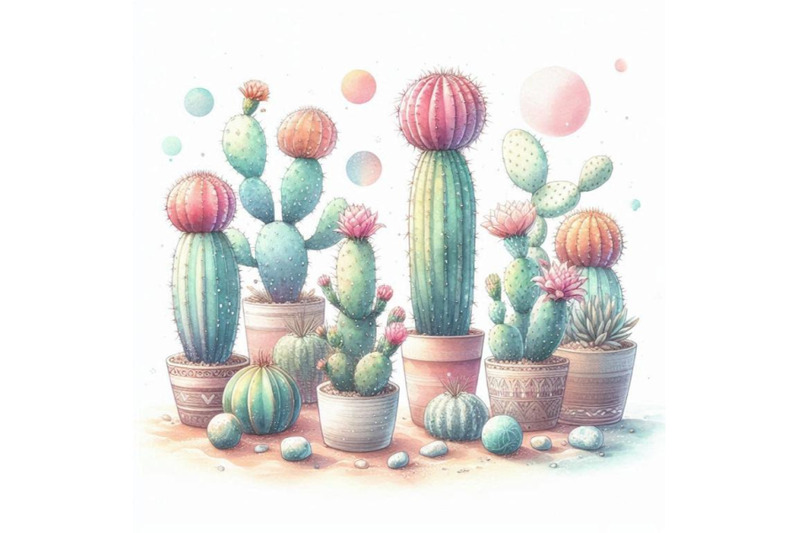 watercolor-cactus