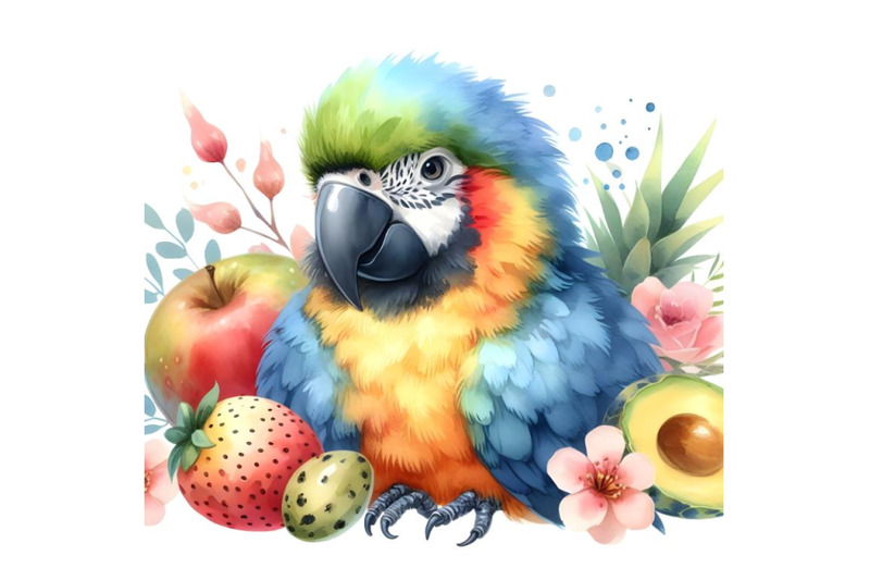 cute-friendly-macaw-parrot