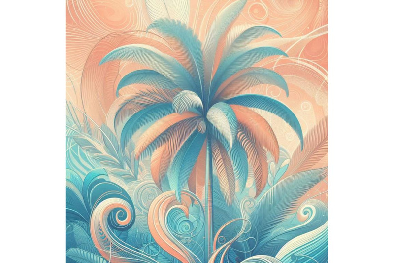 abstract-summer-tropical-palm-tree-background